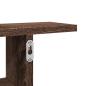 Preview: Wandregale 2 Stk. Braun Eichen-Optik 50x12x50 cm Holzwerkstoff