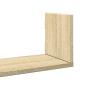 Preview: Wandregale 3 Stk. Sonoma-Eiche 58x18x18 cm Holzwerkstoff