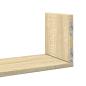 Preview: Wandregale 3 Stk. Sonoma-Eiche 58x18x18 cm Holzwerkstoff