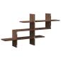 Preview: Wandregal Braun Eichen-Optik 124,5x18x60,5 cm Holzwerkstoff