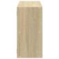 Preview: Wandregal Sonoma-Eiche 100x25x50 cm Holzwerkstoff
