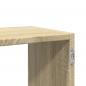 Preview: Wandregal Sonoma-Eiche 100x25x50 cm Holzwerkstoff