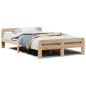 Preview: Massivholzbett ohne Matratze 120x200 cm Kiefernholz