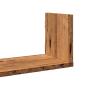 Preview: Wandregale 3 Stk. Altholz-Optik 80x18x18 cm Holzwerkstoff