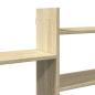 Preview: Wandregal Sonoma-Eiche 167,5x18x68 cm Holzwerkstoff