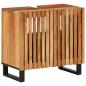 Preview: ARDEBO.de - Waschbeckenunterschrank 62x34x58 cm Massivholz Akazie