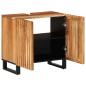 Preview: Waschbeckenunterschrank 62x34x58 cm Massivholz Akazie