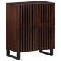 Preview: ARDEBO.de - Sideboard Braun 60x34x75 cm Massivholz Mango