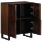 Preview: Sideboard Braun 60x34x75 cm Massivholz Mango