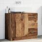 Preview: ARDEBO.de - Waschbeckenunterschrank Altholz-Optik 63x30x54 cm Holzwerkstoff