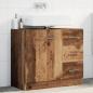 Preview: Waschbeckenunterschrank Altholz-Optik 63x30x54 cm Holzwerkstoff