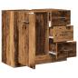 Preview: Waschbeckenunterschrank Altholz-Optik 63x30x54 cm Holzwerkstoff