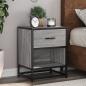 Preview: ARDEBO.de - Nachttische 2 Stk. Grau Sonoma 40x31x50 cm Holzwerkstoff