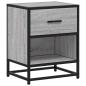 Preview: Nachttische 2 Stk. Grau Sonoma 40x31x50 cm Holzwerkstoff
