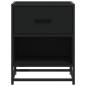 Preview: Nachttische 2 Stk. Schwarz 40x31x50 cm Holzwerkstoff