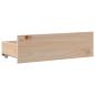 Preview: Massivholzbett ohne Matratze mit Schubladen 200x200 cm Kiefer
