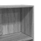 Preview: Bücherregal Grau Sonoma 60x24x176 cm Holzwerkstoff