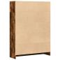 Preview: Bücherregal Räuchereiche 80x24x109 cm Holzwerkstoff