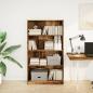Preview: Bücherregal Altholz-Optik 80x24x143 cm Holzwerkstoff