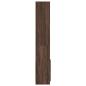 Preview: Highboard Braun Eichen-Optik 92x33x180 cm Holzwerkstoff