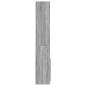 Preview: Highboard 63x33x180 cm Grau Sonoma Holzwerkstoff