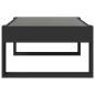 Preview: Couchtisch mit Infinity-LED Schwarz 90x53x30 cm