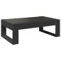 Preview: Couchtisch mit Infinity-LED Schwarz 90x53x30 cm