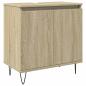 Preview: Badschrank Sonoma-Eiche 58x33x60 cm Holzwerkstoff