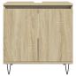 Preview: Badschrank Sonoma-Eiche 58x33x60 cm Holzwerkstoff