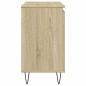 Preview: Badschrank Sonoma-Eiche 58x33x60 cm Holzwerkstoff
