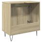 Preview: Badschrank Sonoma-Eiche 58x33x60 cm Holzwerkstoff