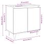 Preview: Badschrank Sonoma-Eiche 58x33x60 cm Holzwerkstoff