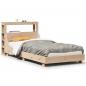 Preview: Massivholzbett ohne Matratze 100x200 cm Kiefernholz