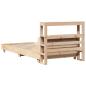 Preview: Massivholzbett ohne Matratze 100x200 cm Kiefernholz