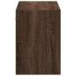 Preview: TV-Wandschrank LED-Beleuchtung Braun Eichen-Optik 100x31x45 cm