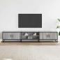 Preview: TV-Schrank Grau Sonoma 210x35x41 cm Holzwerkstoff