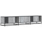 Preview: TV-Schrank Grau Sonoma 210x35x41 cm Holzwerkstoff