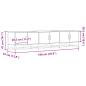 Preview: TV-Schrank Grau Sonoma 180x35x41 cm Holzwerkstoff