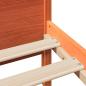 Preview: Massivholzbett ohne Matratze Wachsbraun 75x190 cm Kiefernholz