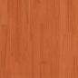 Preview: Massivholzbett ohne Matratze Wachsbraun 75x190 cm Kiefernholz