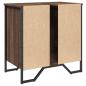 Preview: Waschbeckenunterschrank Braun Eichen-Optik 60x35x60 cm
