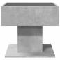 Preview: LED-Couchtisch Betongrau 50x50x45 cm Holzwerkstoff