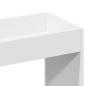 Preview: Highboard Weiß 92x33x100 cm Holzwerkstoff
