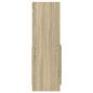 Preview: Highboard Sonoma-Eiche 92x33x100 cm Holzwerkstoff