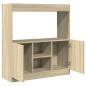 Preview: Highboard Sonoma-Eiche 92x33x100 cm Holzwerkstoff