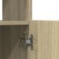 Preview: Highboard Sonoma-Eiche 92x33x100 cm Holzwerkstoff