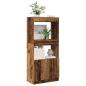 Preview: ARDEBO.de - Highboard Altholz-Optik 63x33x140 cm Holzwerkstoff