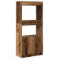 Preview: Highboard Altholz-Optik 63x33x140 cm Holzwerkstoff