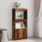 Preview: Highboard Altholz-Optik 63x33x140 cm Holzwerkstoff