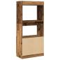 Preview: Highboard Altholz-Optik 63x33x140 cm Holzwerkstoff